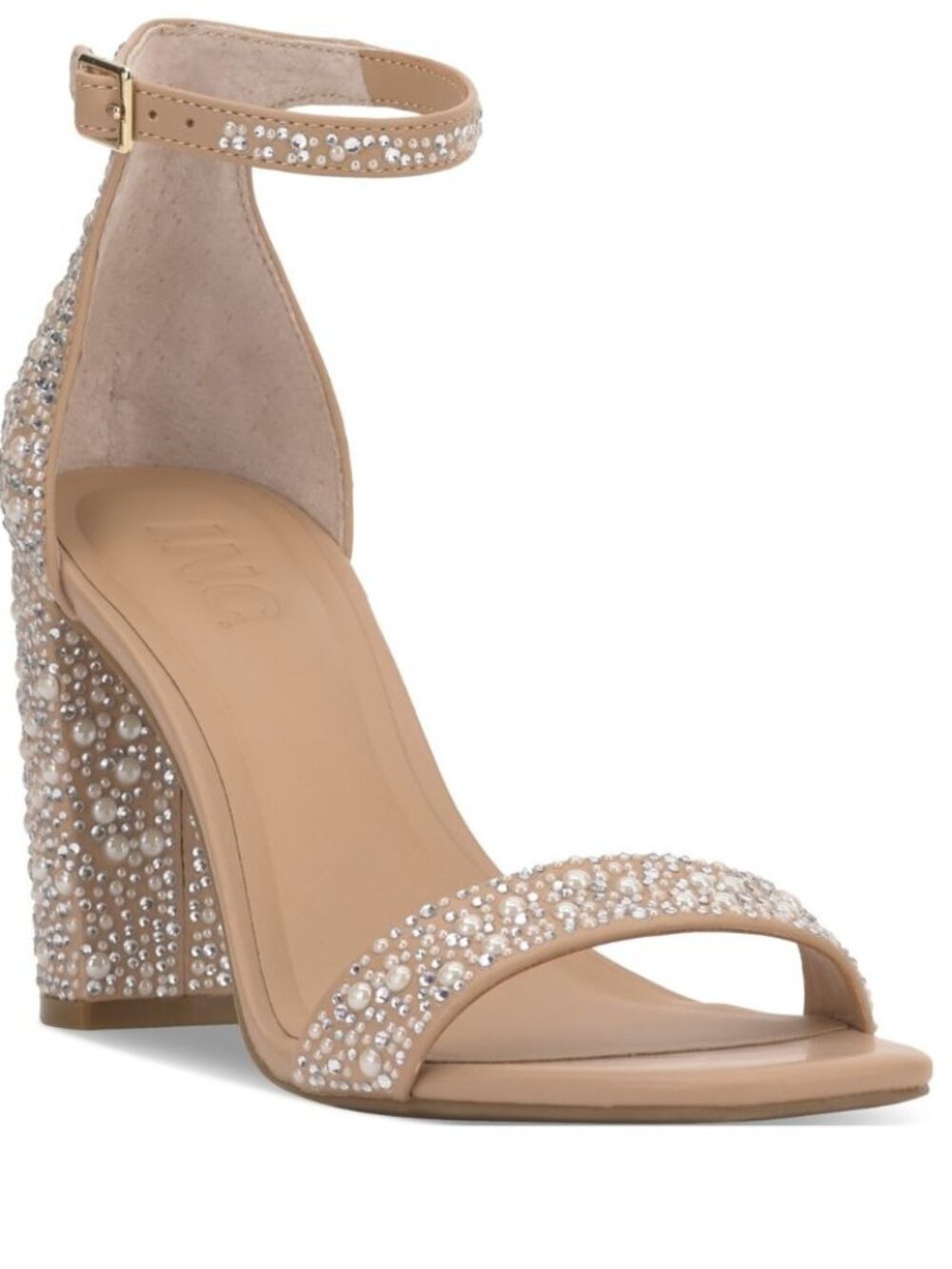 89$ I.N.C. International Concepts Lexini Two-Piece Sandals Size 6.5 US Beige